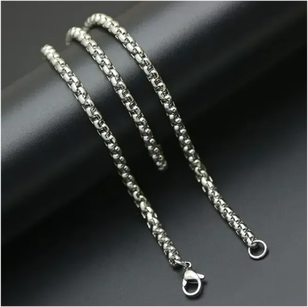 Simple Metal Necklace For Men KM212